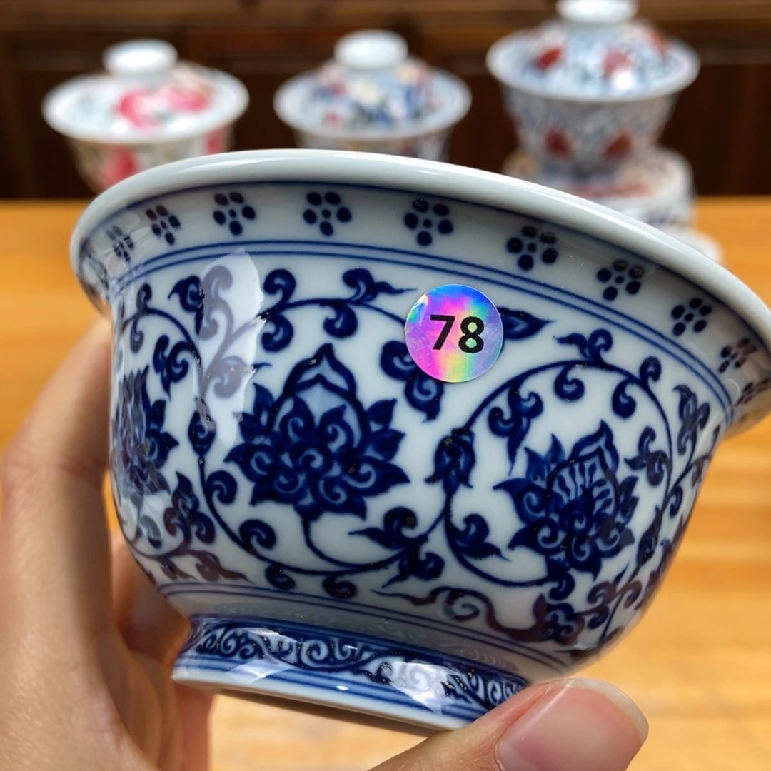 手绘现代茶具非古董