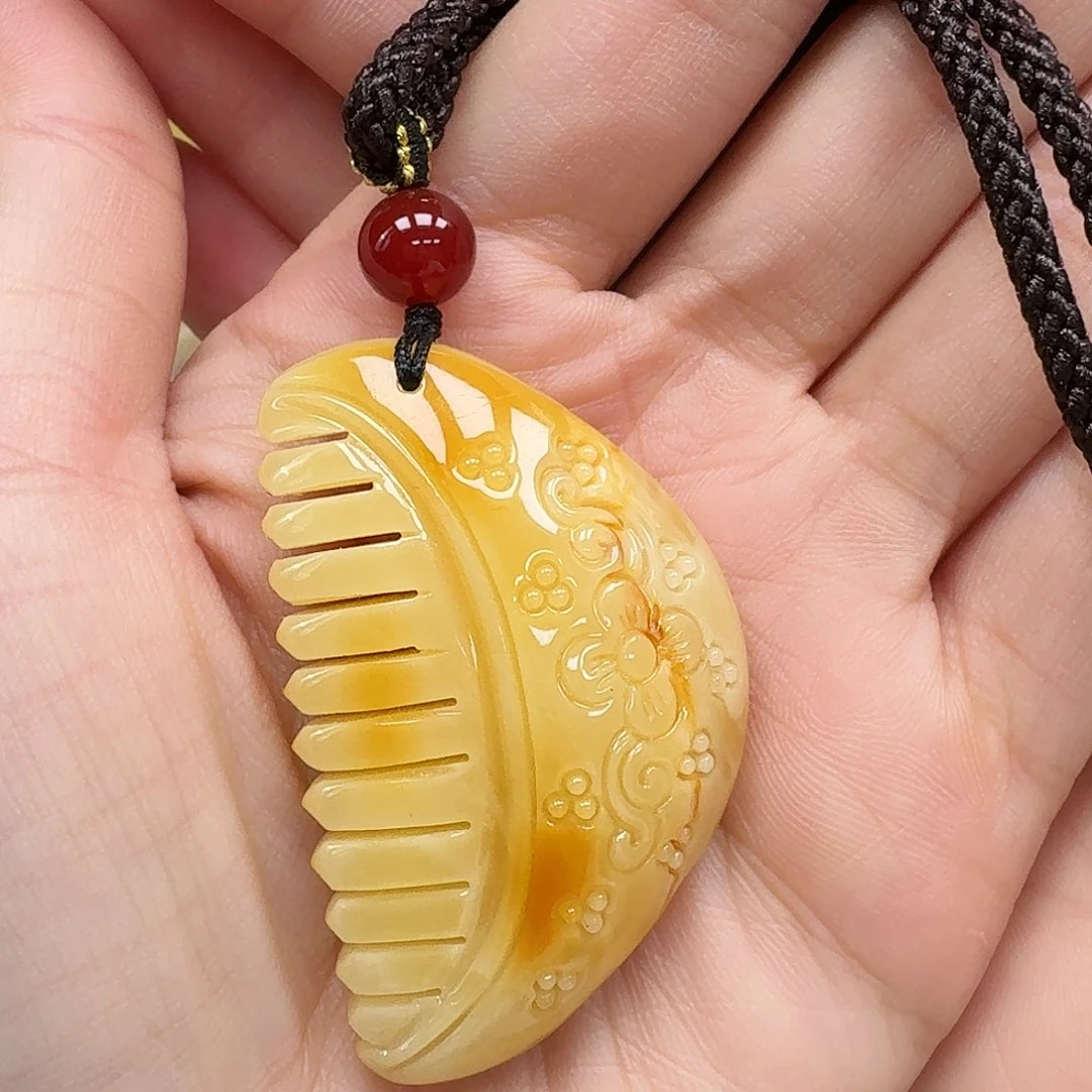 未镶嵌琥珀珠宝奇石吊坠