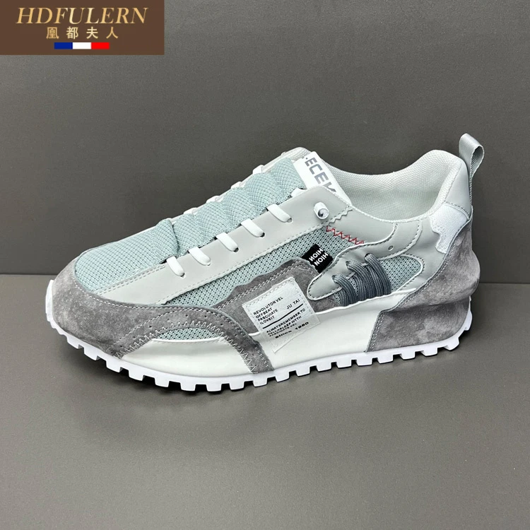 厚底阿甘鞋男夏季新款低帮透气防臭老爹鞋休闲男时尚百搭鞋子男款