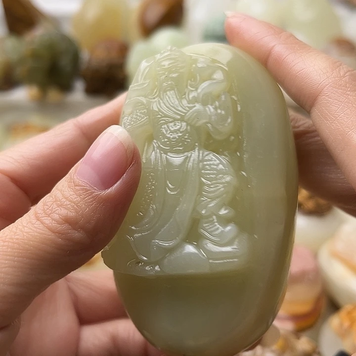 石材古青石不退换关公