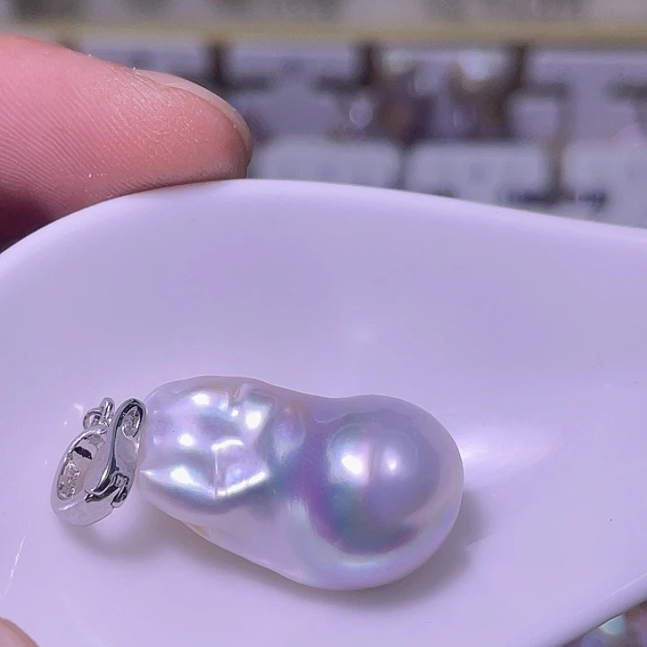颈饰合金淡水珍珠75