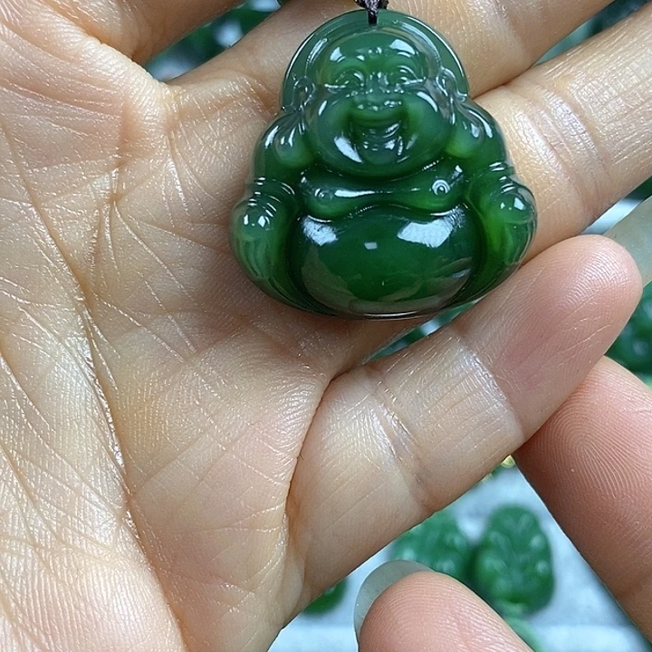 吊坠(不含链)未镶嵌和田玉（碧玉）26