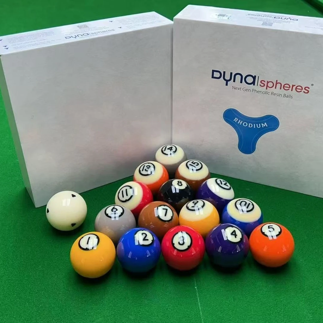 黛纳斯菲黄金A级标准水晶球适用于中式黑八台球美式九球桌球台