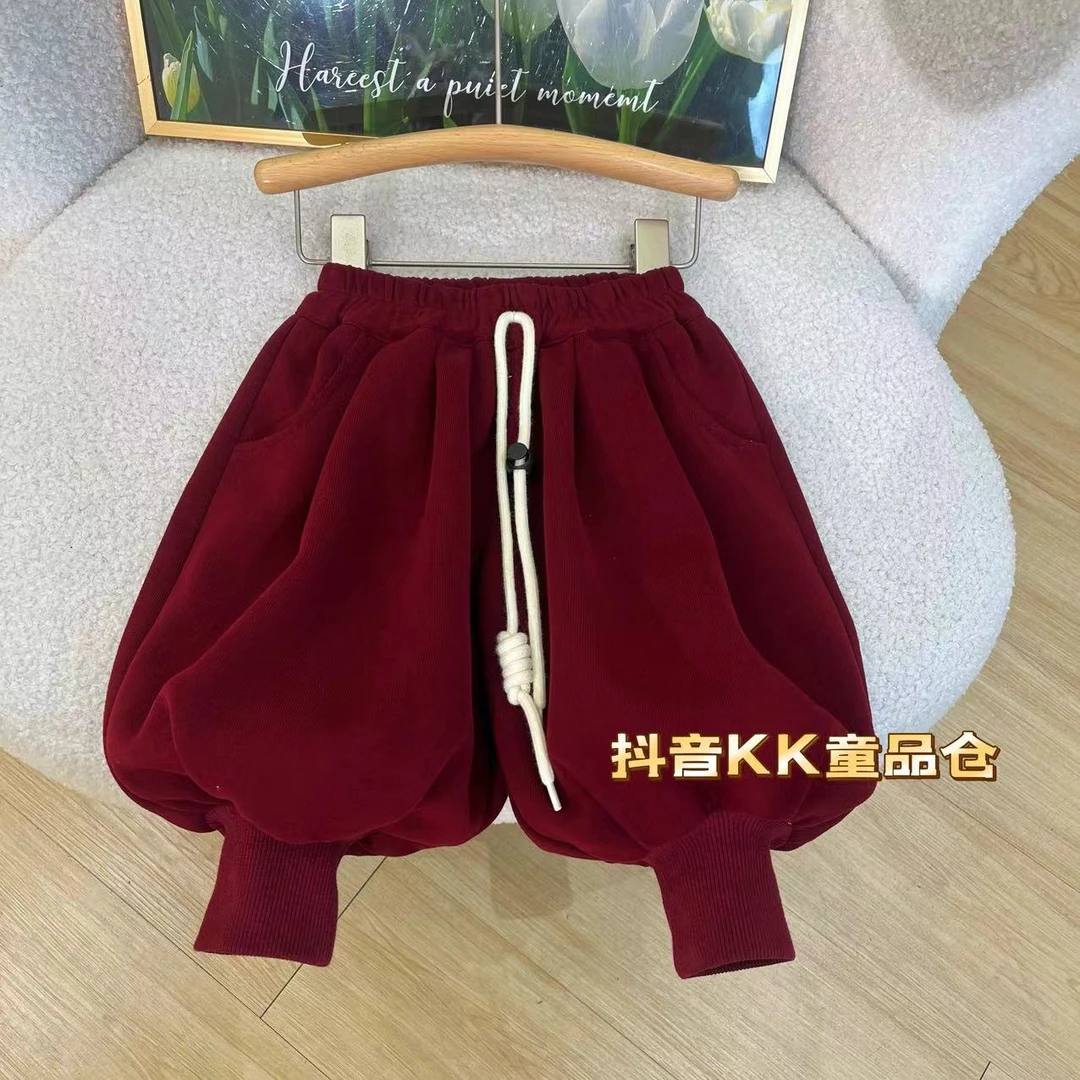 【春款】秋季上新新款儿童韩版洋气百搭韩版奶乎乎净版小灯笼休闲裤