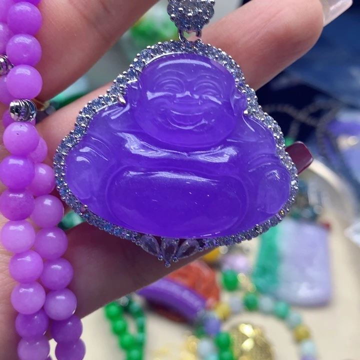 翡翠颈饰未镶嵌吊坠