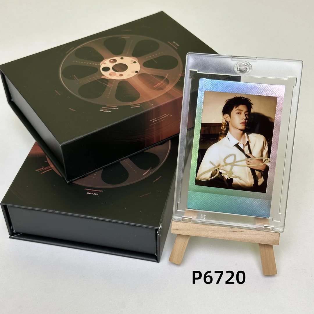P6720 陈哲远 正品拍立得照片 人鱼边框
