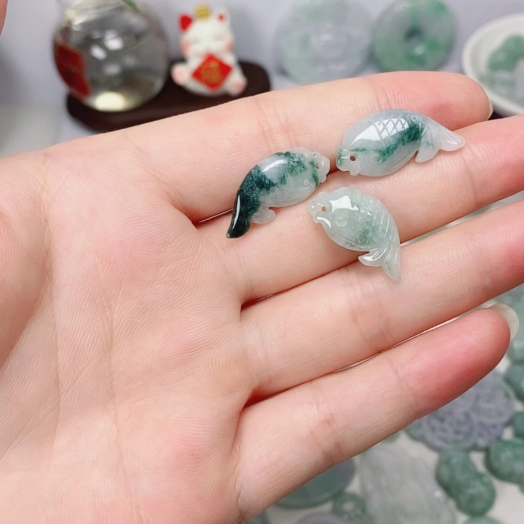 翡翠未镶嵌吊坠(不含链)翡翠