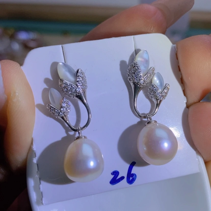 【闪购商品】淡水珍珠天然珍珠（微瑕）随机银S925镶嵌