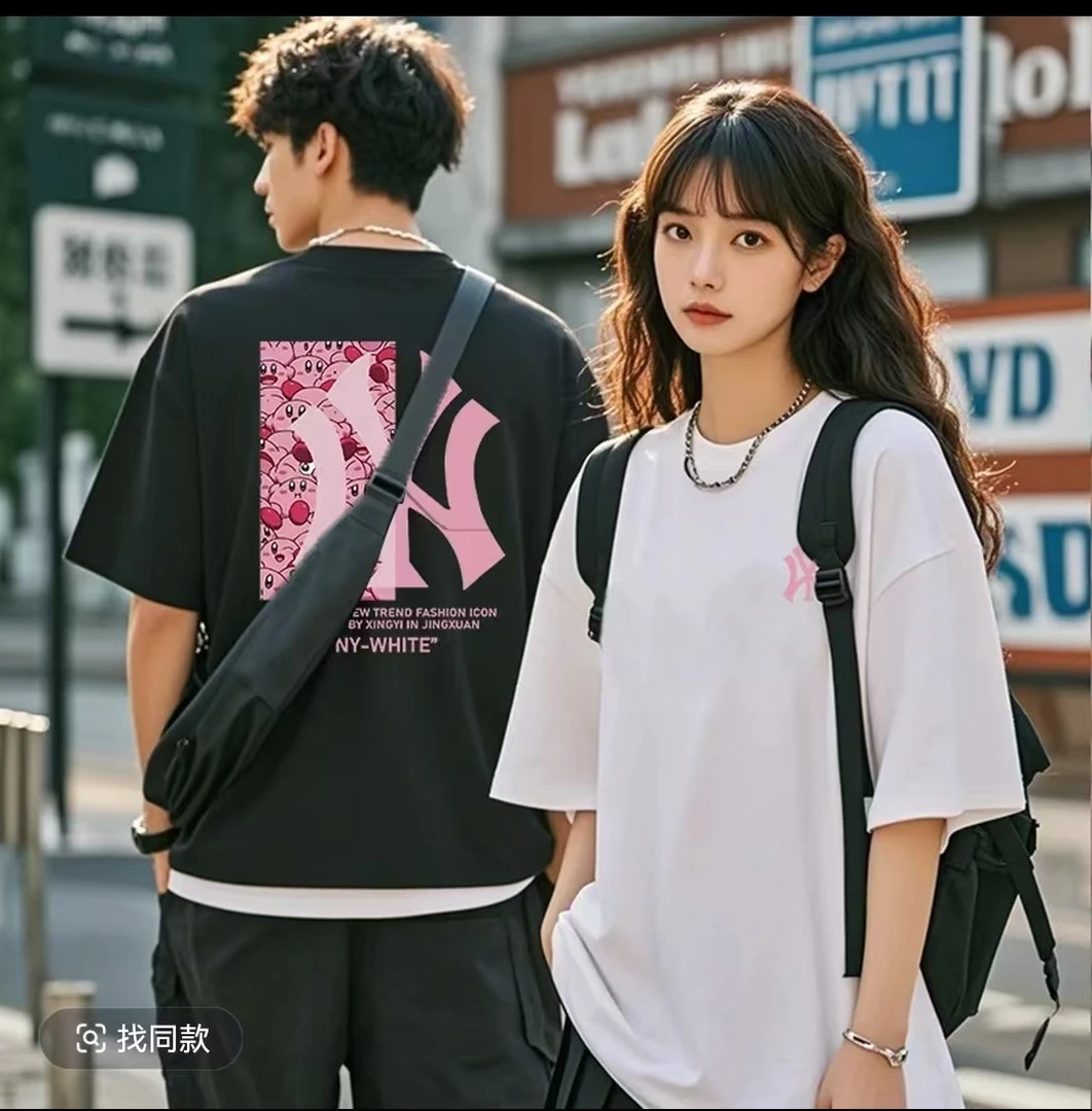 【专柜正品】联名款男女同款时尚休闲百搭潮流宽松T恤棉