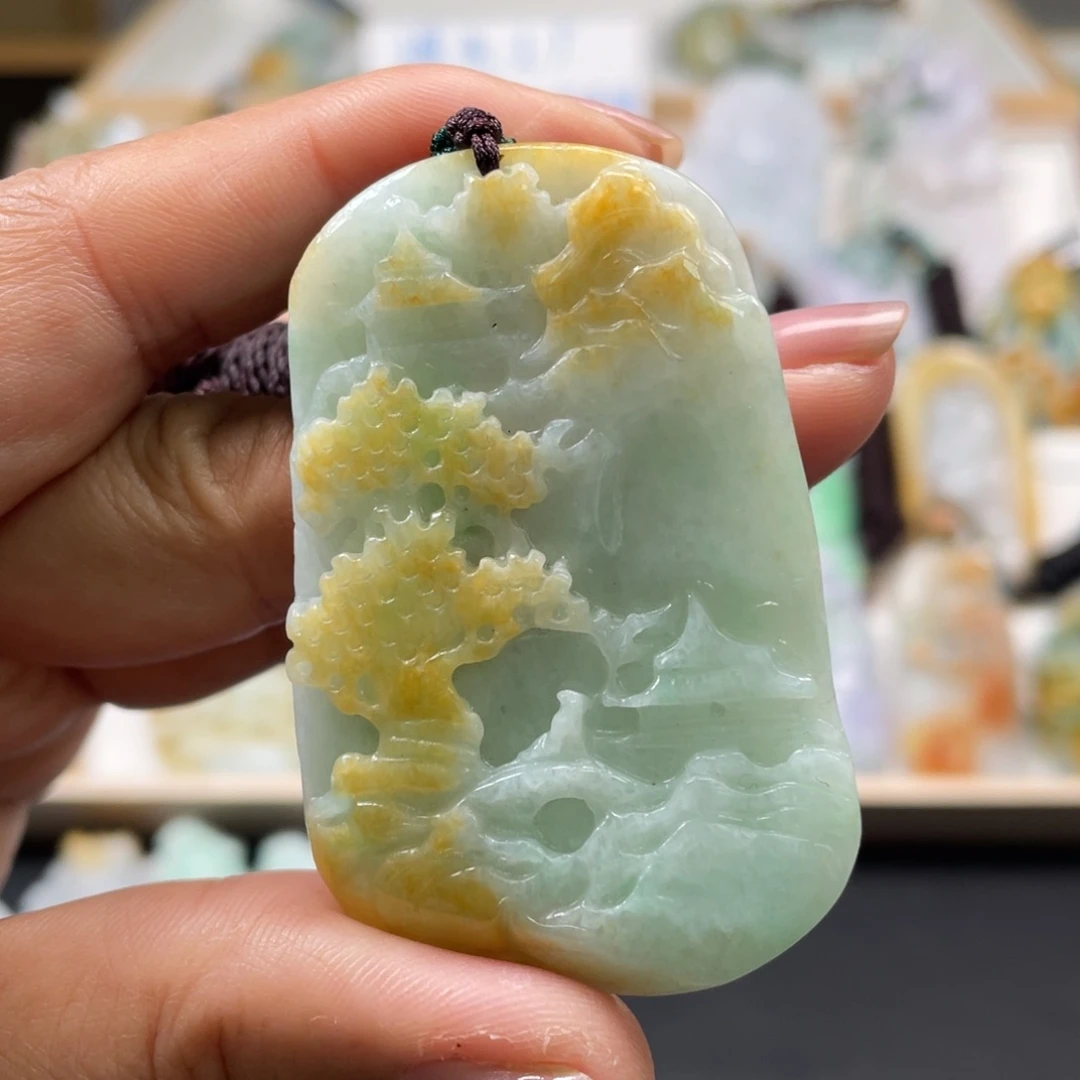 翡翠吊坠(不含链)未镶嵌