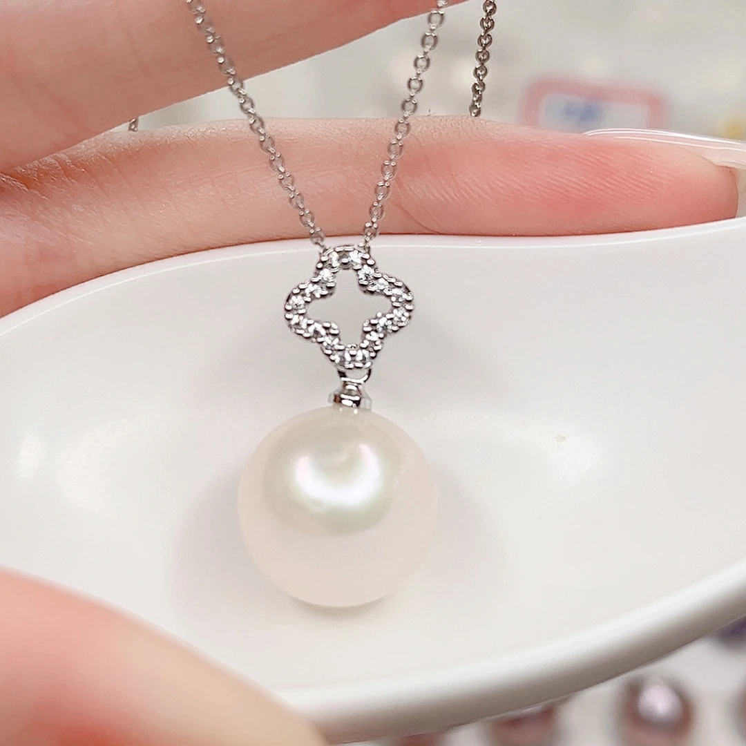 合金淡水珍珠吊坠(赠链)