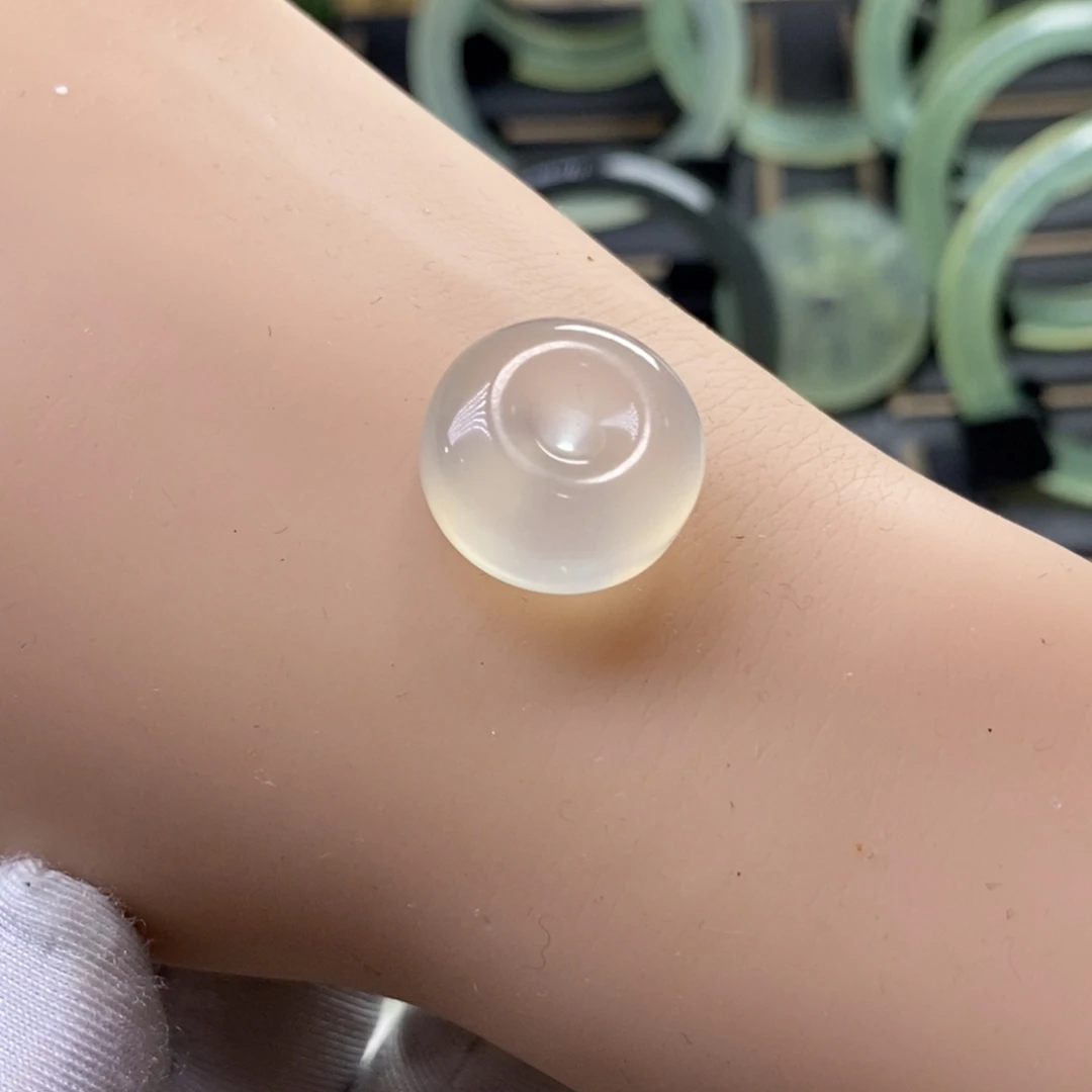 蛇纹石玉未镶嵌手链一**亿