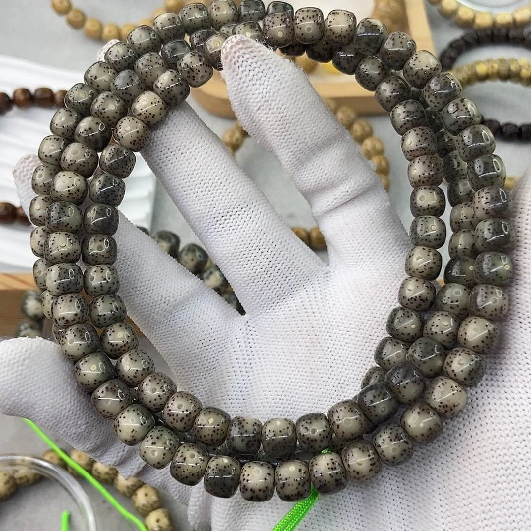 星月菩提手串8黑冰108