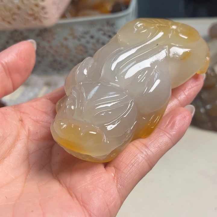 玛瑙/玉髓未镶嵌吊坠(不含链)