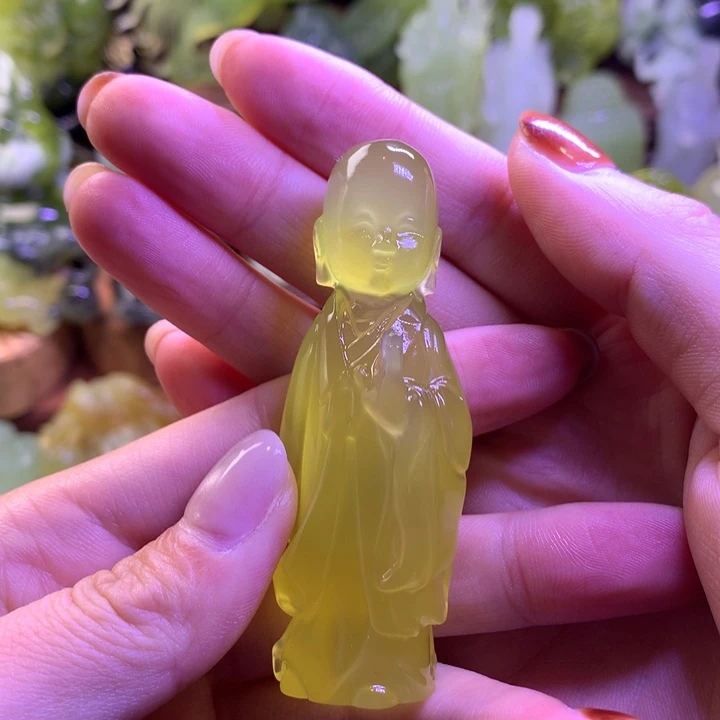 岫玉未镶嵌手把件
