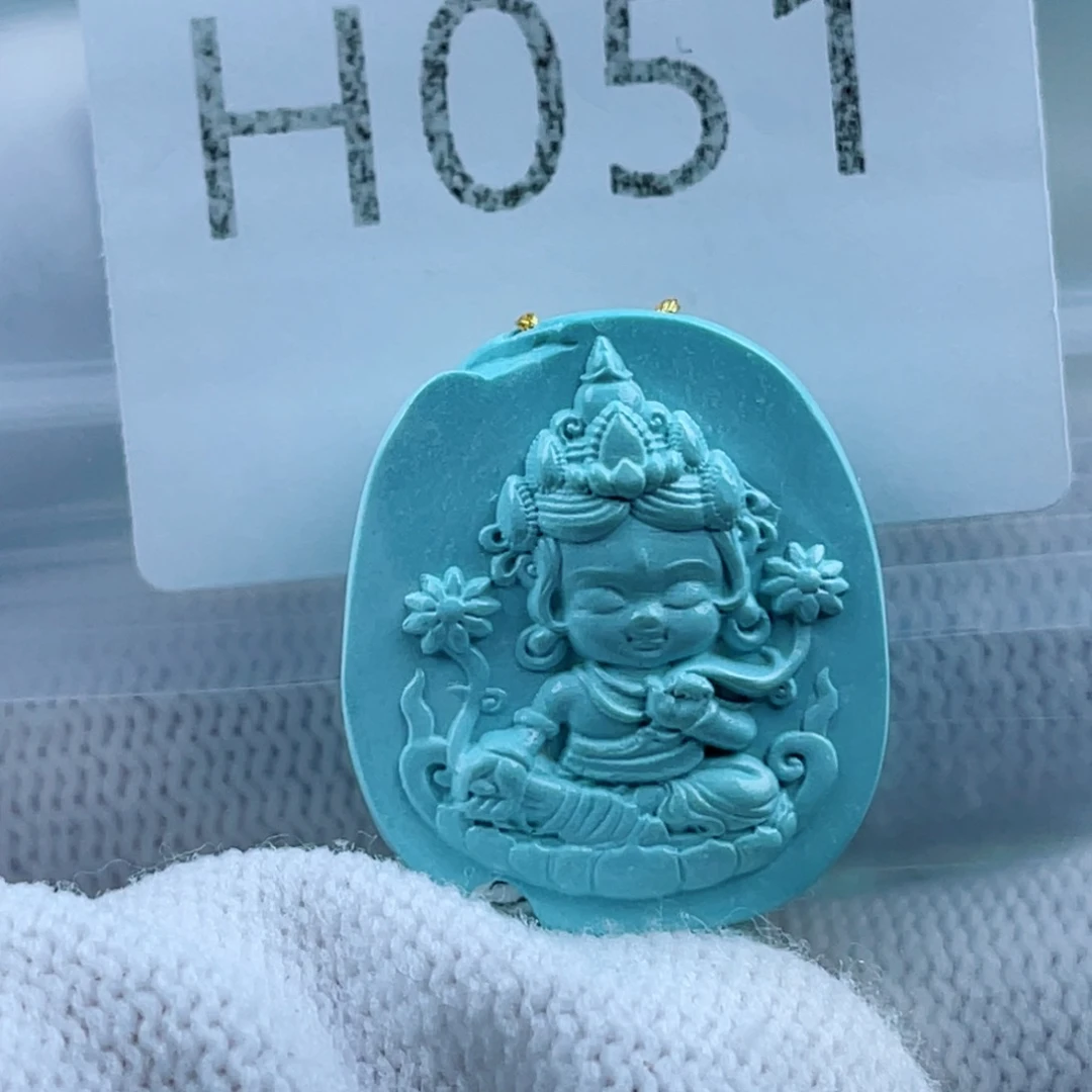 盖***.绿松石未镶嵌珠宝奇石