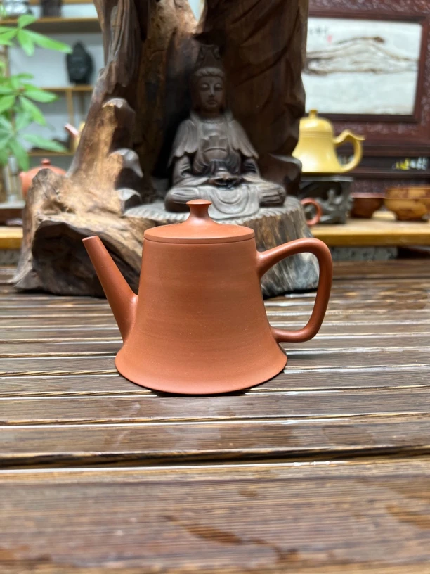 薄胎大口盖实用开运壶泡茶利器纯手工原矿朱泥多种容量可选