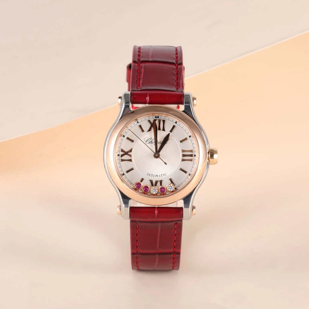 99新 Chopard/萧邦 小花柳 萧邦HAPPY SPORT系列自动机械手表