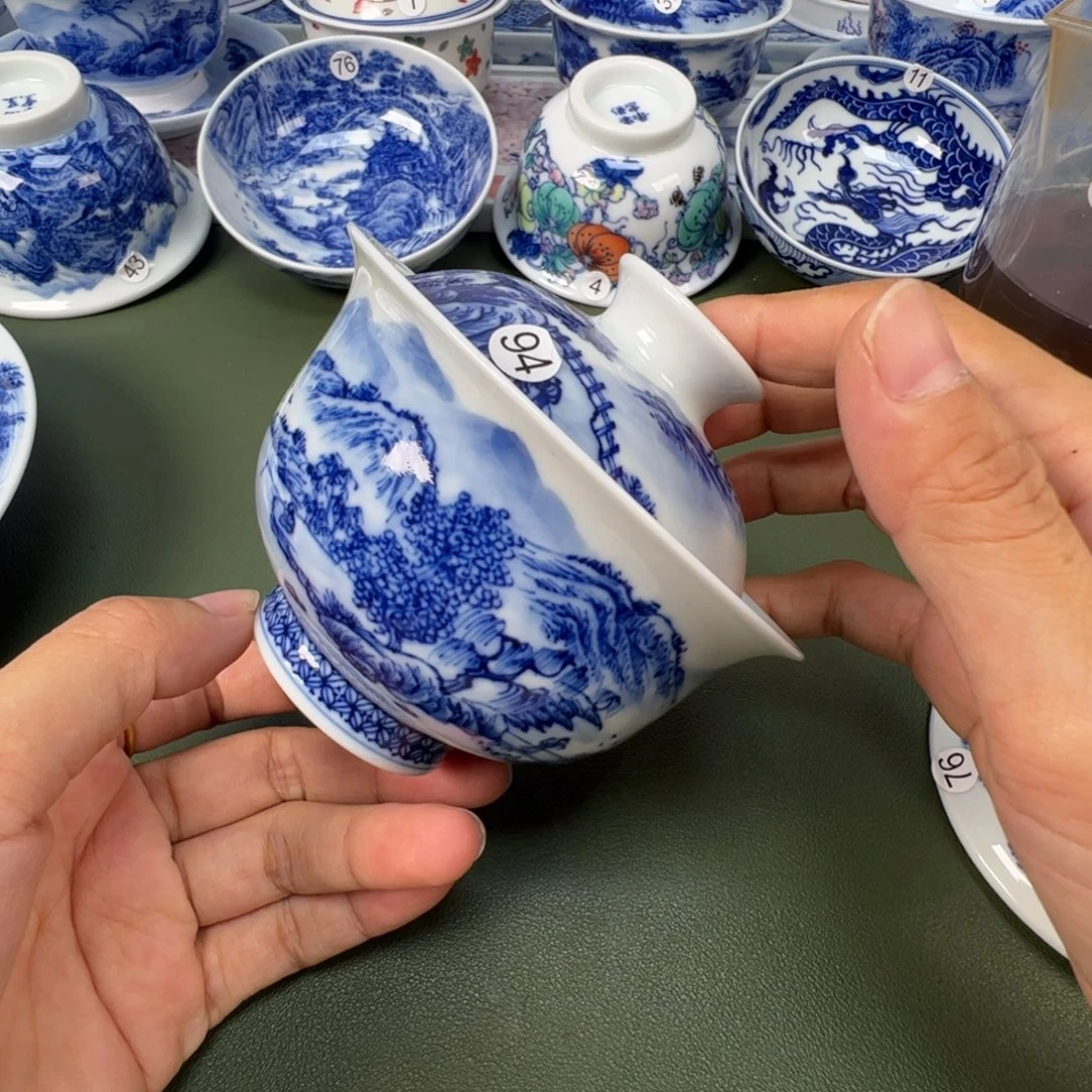 景德镇纯手工纯手绘茶具木木94