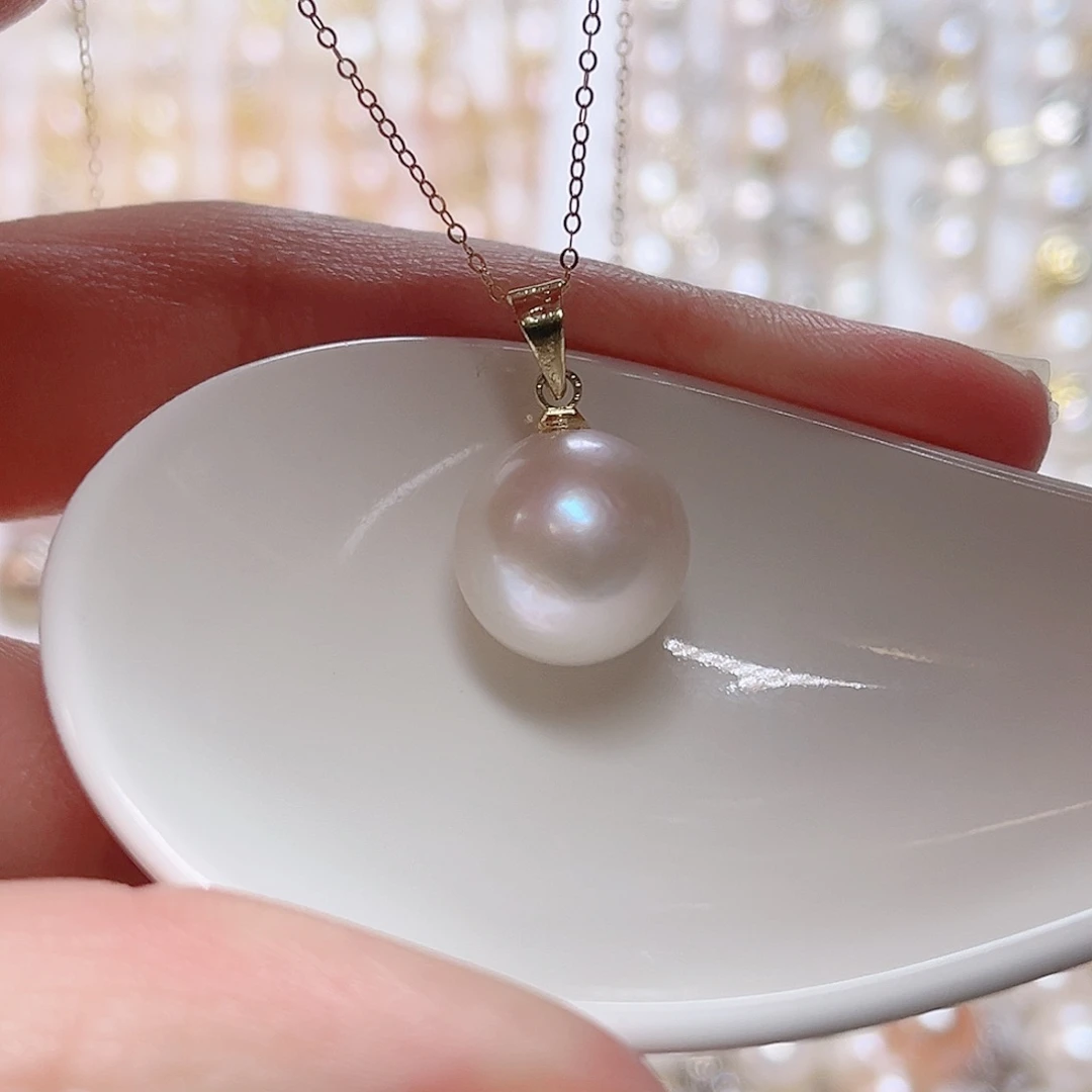 未镶嵌淡水珍珠吊坠(赠链)