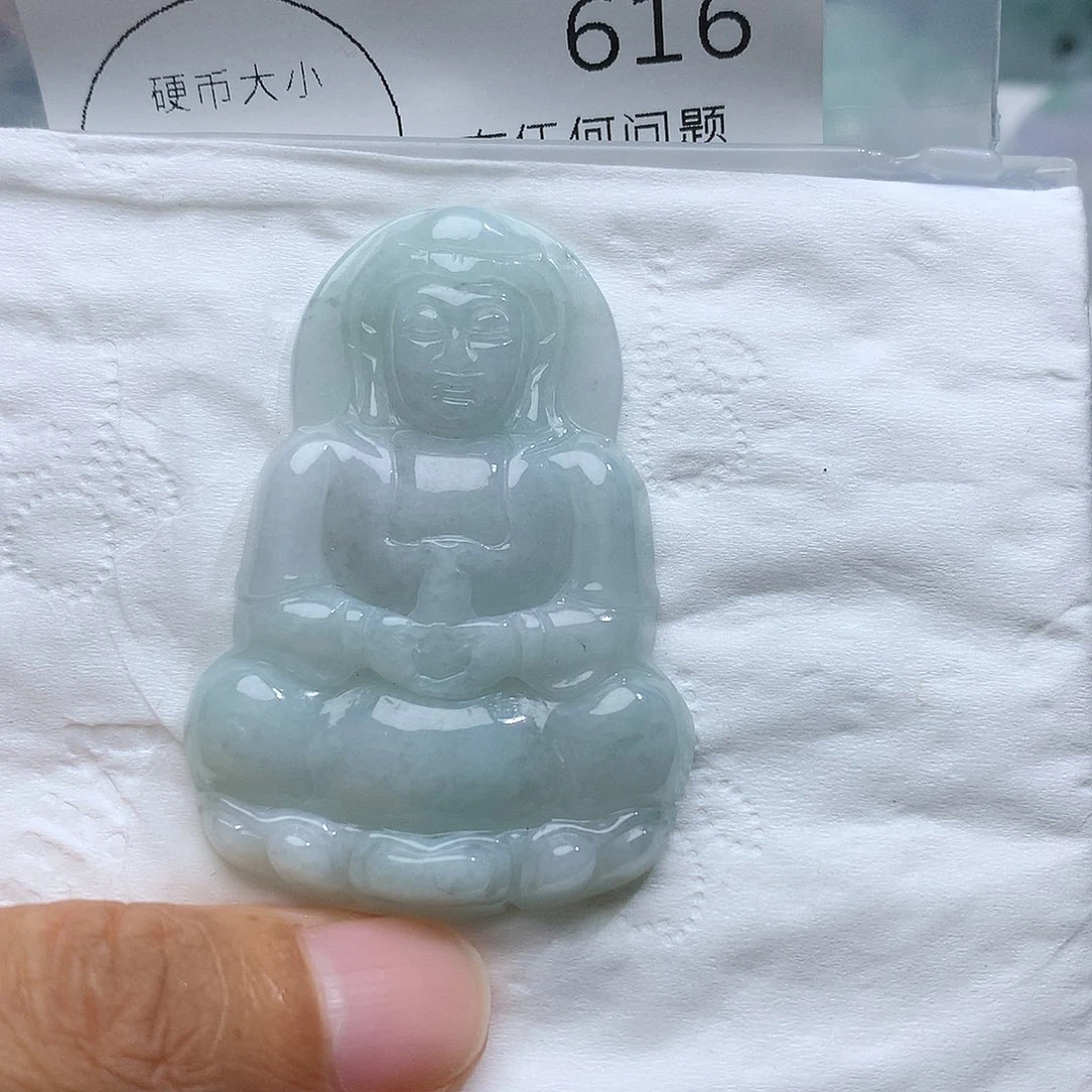 翡翠未镶嵌颈饰616