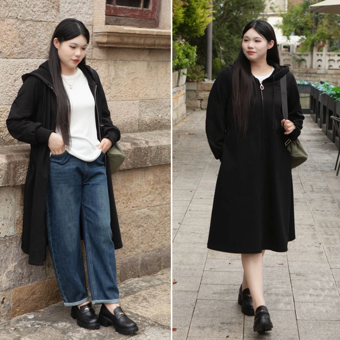 【100%纯棉2穿外套】美丽客栈纯棉舒适卫衣秋冬外套