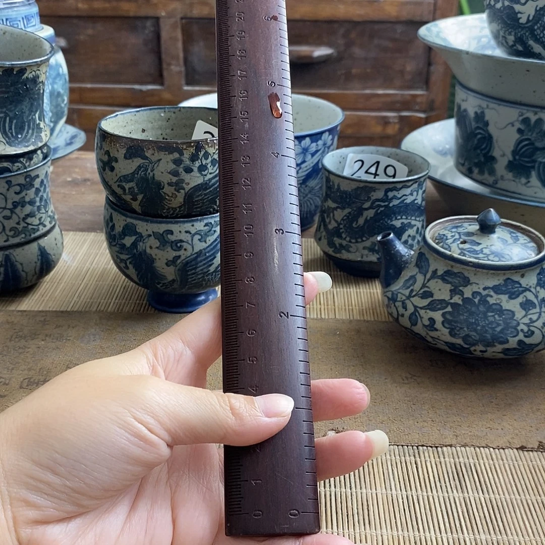 曦****手工手绘青花高温陶瓷