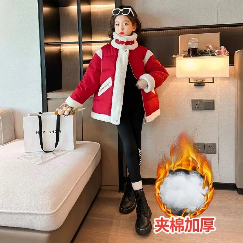 410114《现》优选韩版儿童舒适休闲保暖秋冬百搭棉服外套