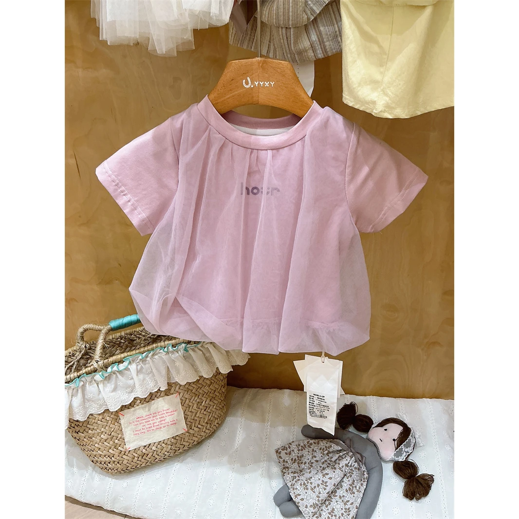 AC565~呦呦小伊·25夏~字母纱纱小水母T恤YY68058（汉服）