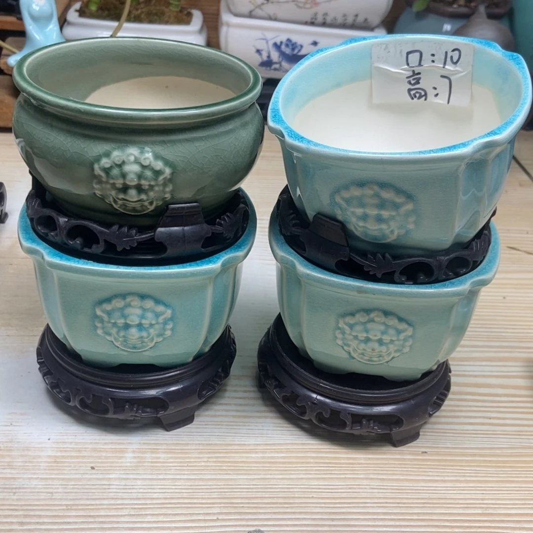 瓷片陶瓷花盆陶瓷艺术