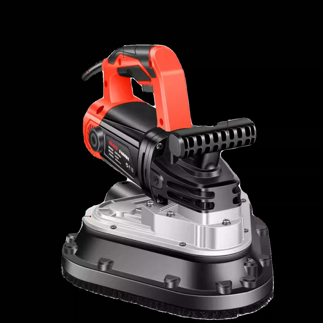 手持三头无尘打磨机用于地坪墙面地面翻新无死角打磨小型磨墙