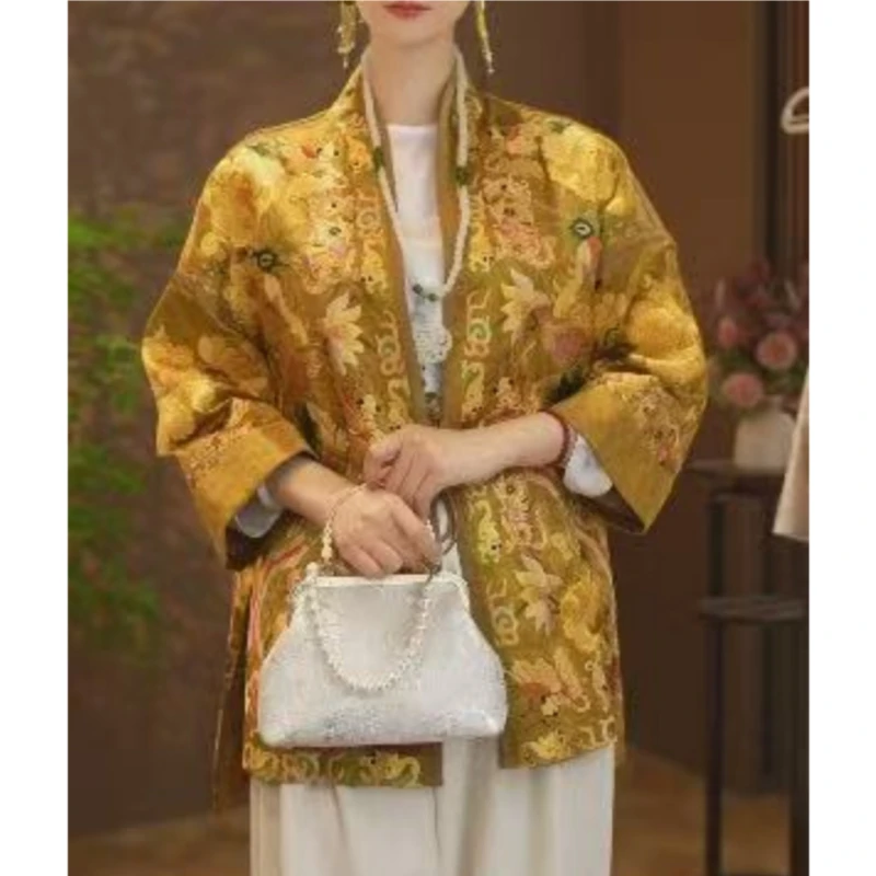 园园【花蝶满园】春季新款重磅百搭刺绣外套2025B1004