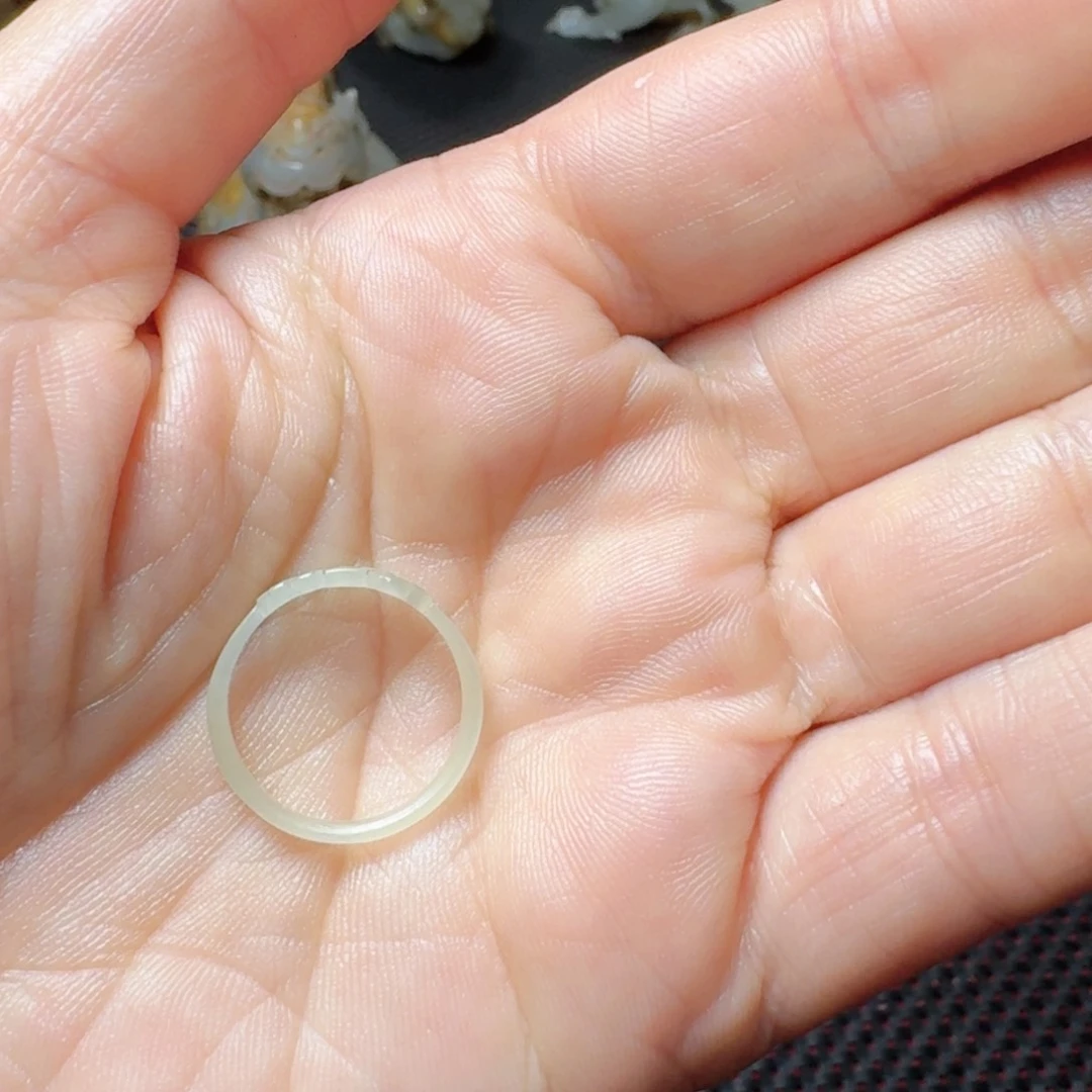 和田玉戒指未镶嵌萧*