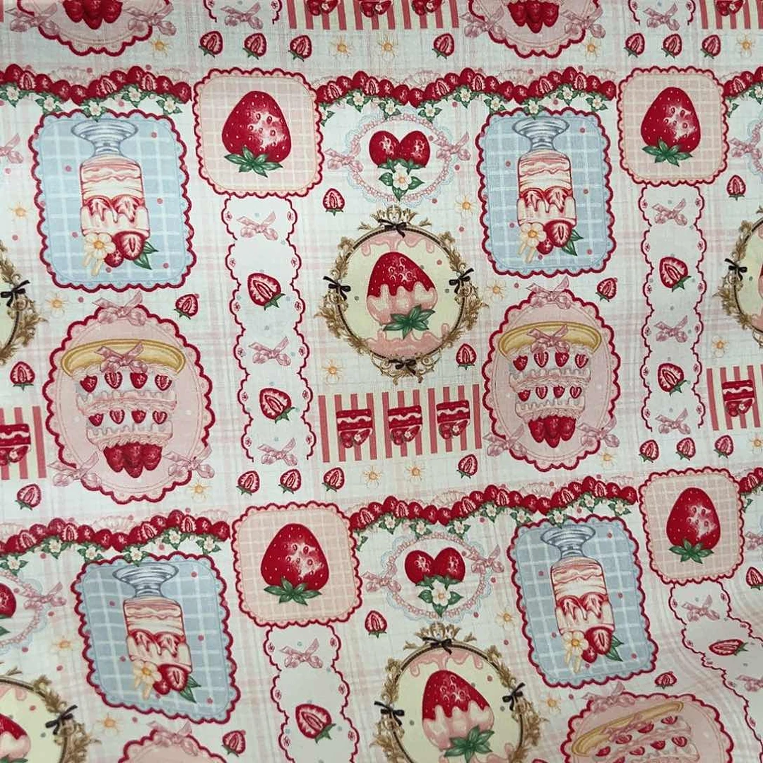 福利一价纯棉平布1.1米宽果子布艺55