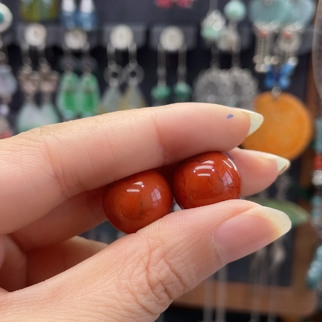小***～翡翠未镶嵌耳饰416hhjhh