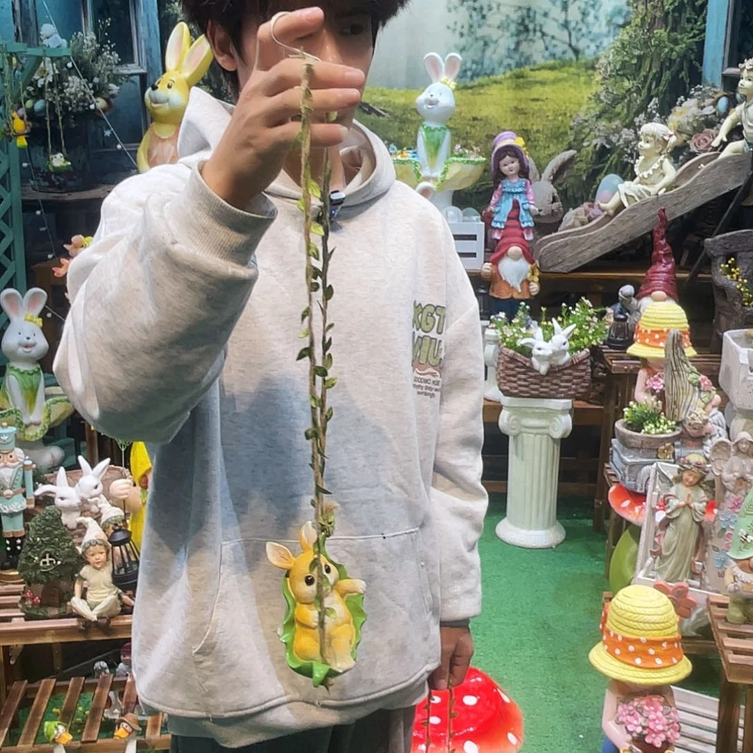摆件花园红红火火
