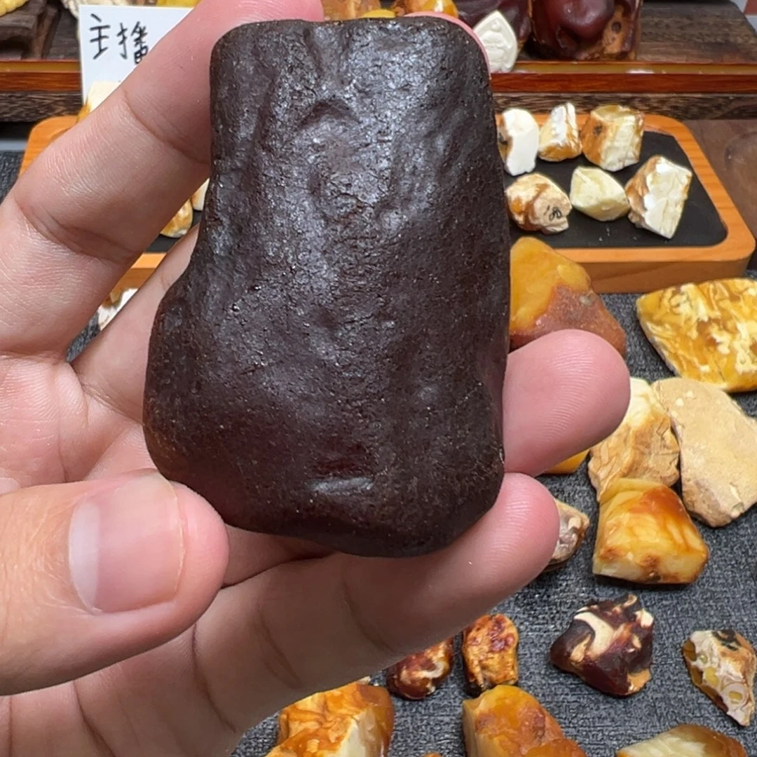 玉***媒定制琥珀未镶嵌蜜蜡