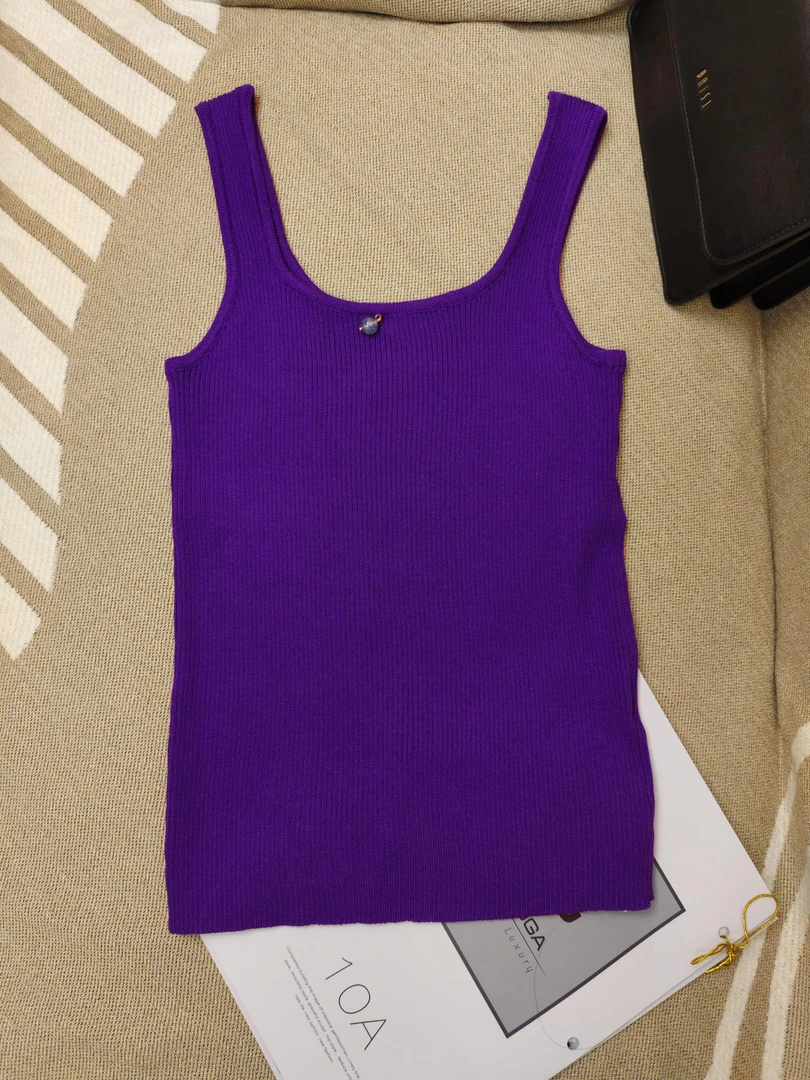 修身型背心吊带无袖简约轻熟风幂式穿搭纯色百搭