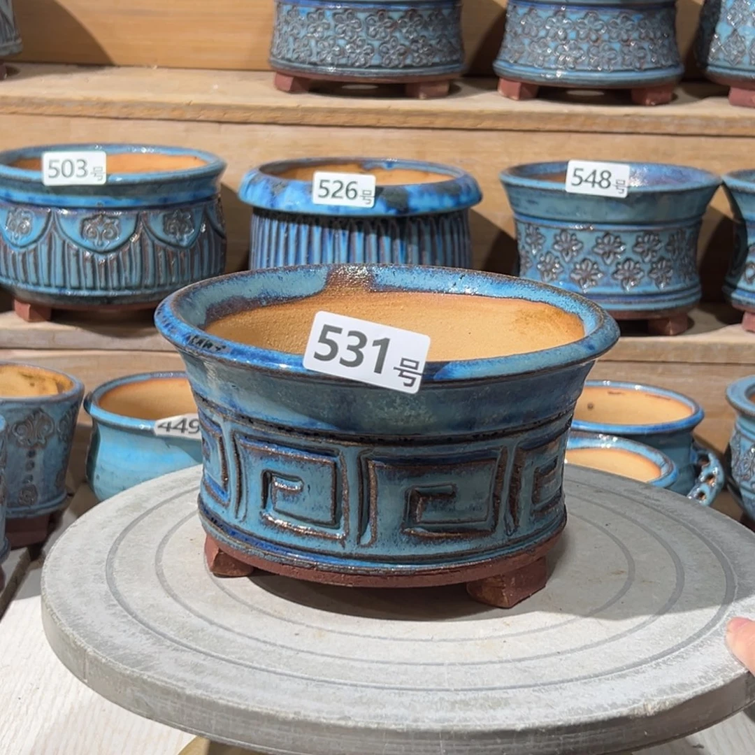 尚雅陶坊多肉花盆，内口径16微瑕