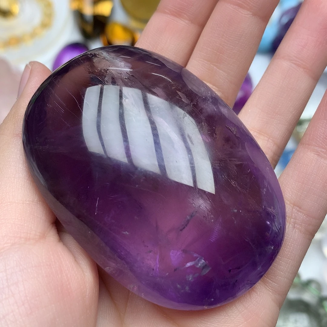 珠宝半成品水晶未镶嵌手把件