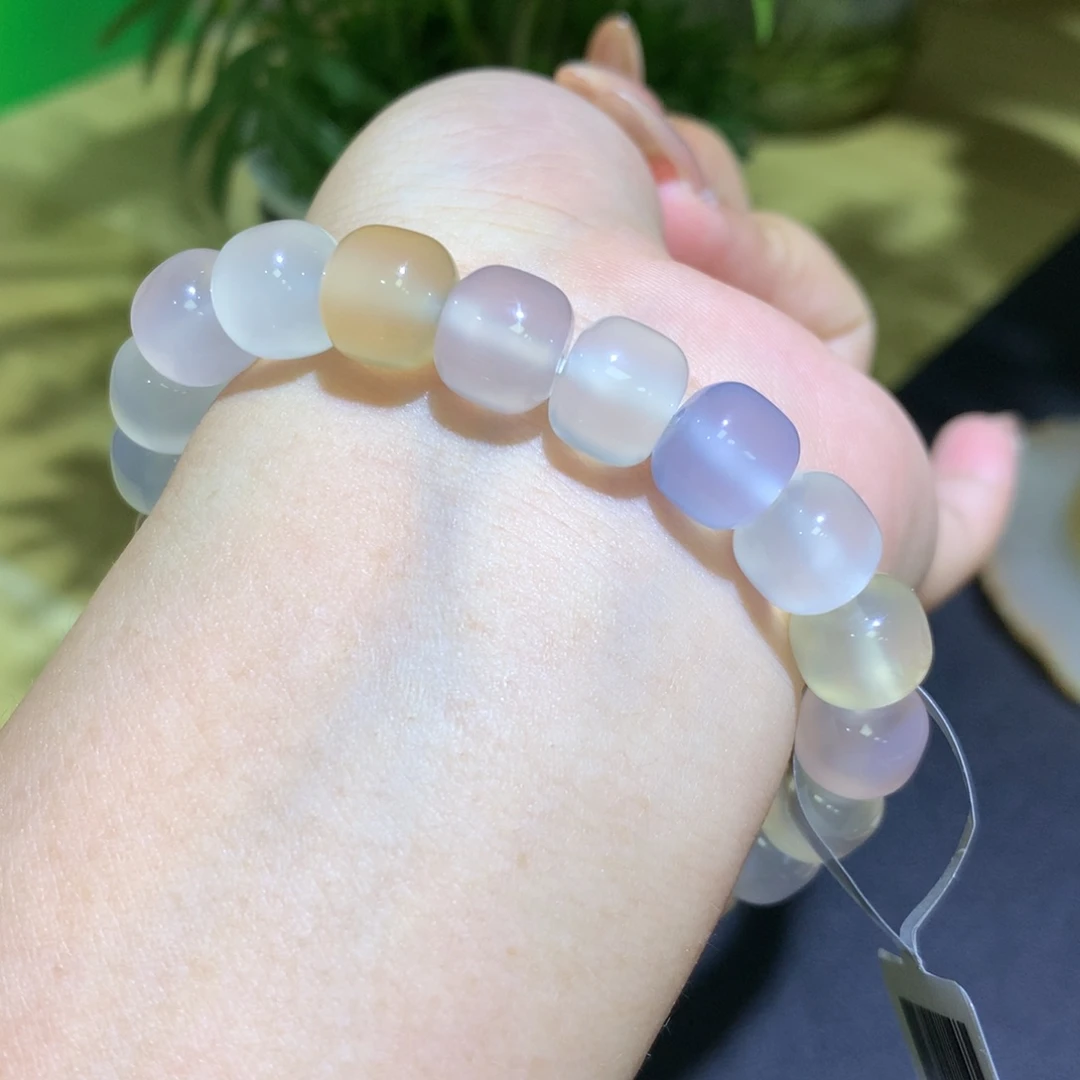 手镯玛瑙/玉髓未镶嵌多宝手串卡10