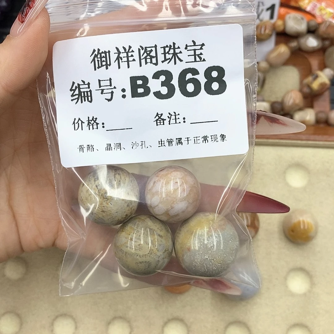 硅化珊瑚（珊瑚玉）颈饰未镶嵌n***1