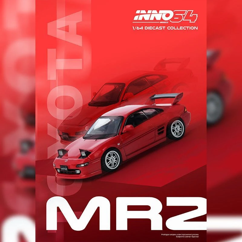 INNO1:64丰田MR2仿真合金汽车模型收藏摆件手办玩具跑车牛魔王