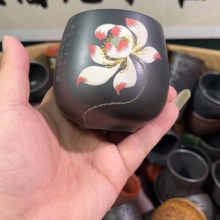 茶杯紫砂全手工紫砂主人杯