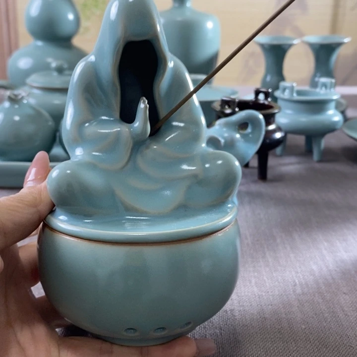 瓷片香炉一一一一一一一一一