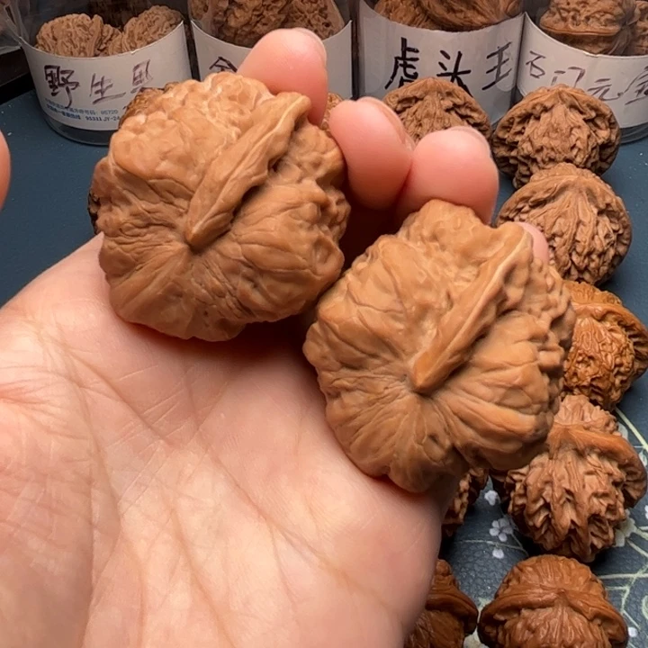 文玩核桃把件卡肚39蛤蟆头一帆风顺