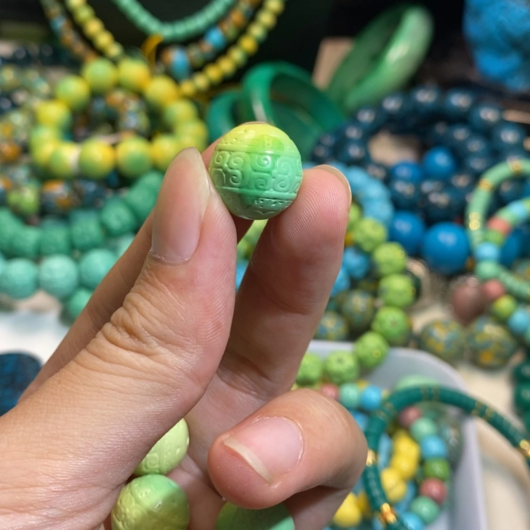 南红玛瑙珠子合金