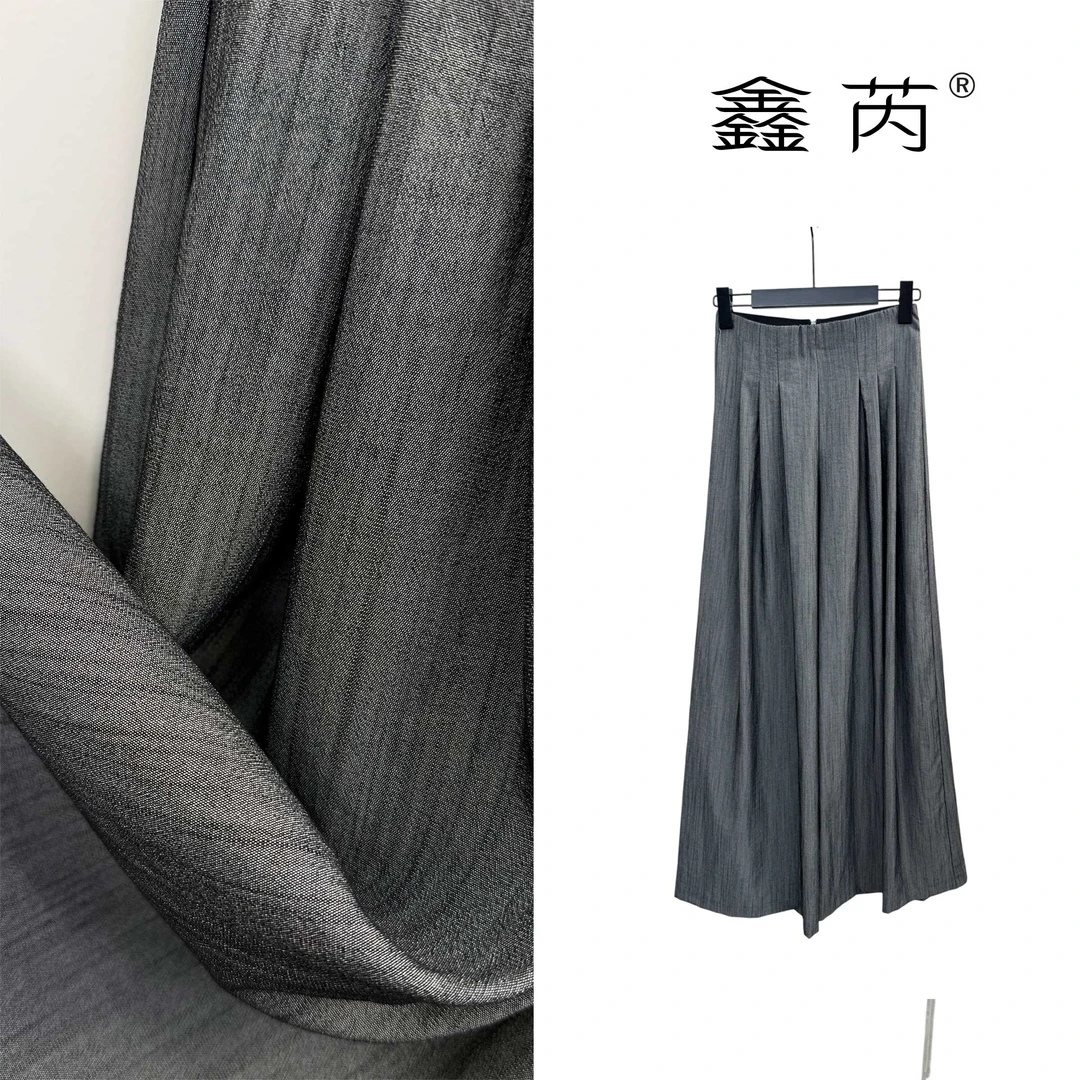 时尚阔腿裤女新款春夏高腰显瘦百搭气质通勤时髦阔腿裤5031