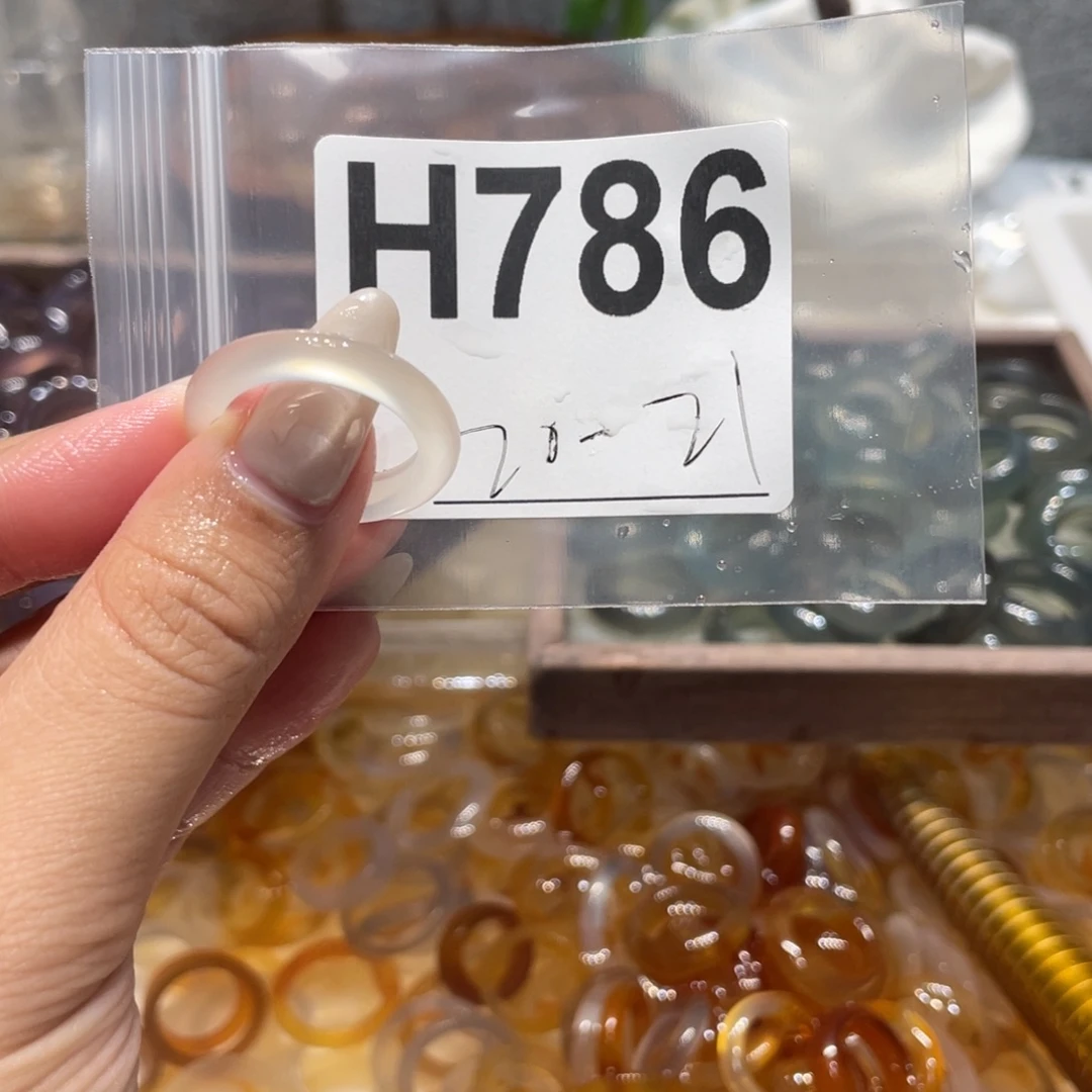 玛瑙/玉髓未镶嵌戒指786