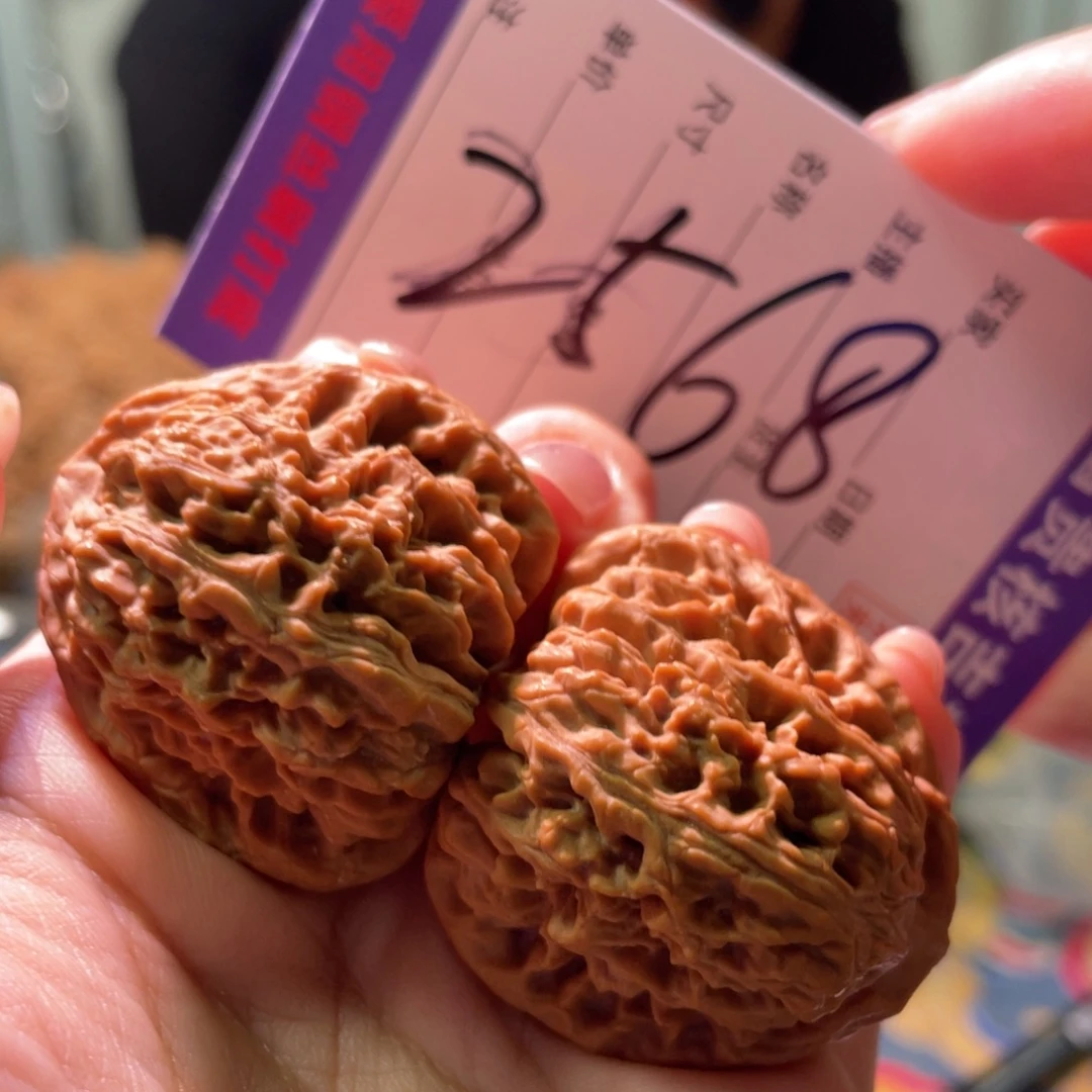 把件核桃36左右正三角涿鹿南将石竖拉丝